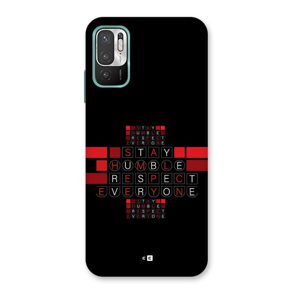 Humble Respect Back Case for Redmi Note 10T 5G