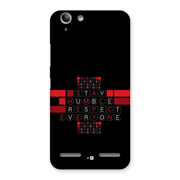 Humble Respect Back Case for Vibe K5 Plus