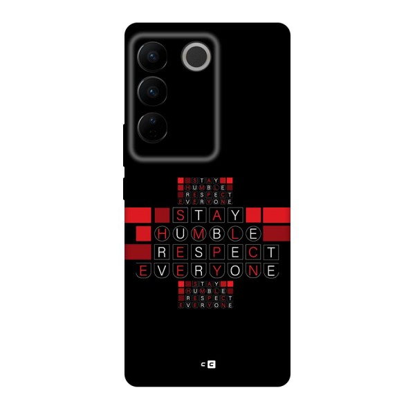 Humble Respect Back Case for Vivo V27