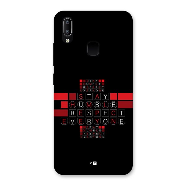 Humble Respect Back Case for Vivo Y93