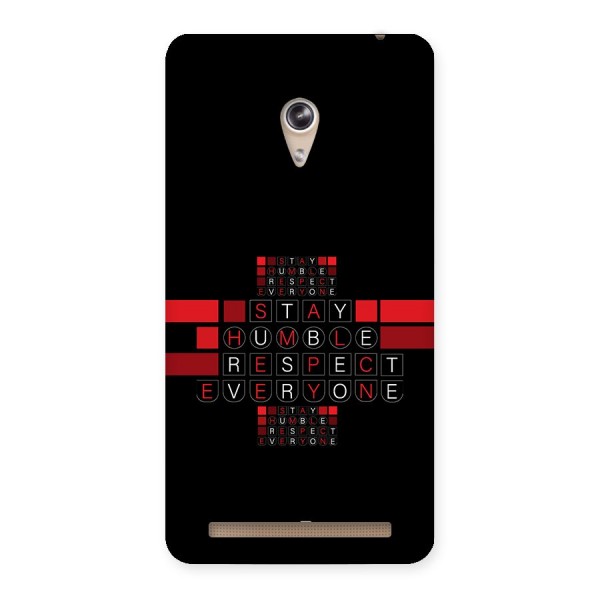 Humble Respect Back Case for Zenfone 6