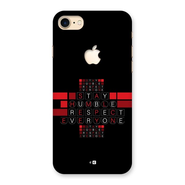 Humble Respect Back Case for iPhone 7 Apple Cut