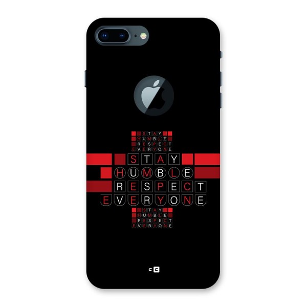 Humble Respect Back Case for iPhone 7 Plus Logo Cut