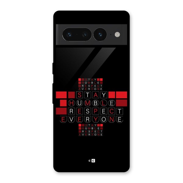 Humble Respect Glass Back Case for Google Pixel 7 Pro