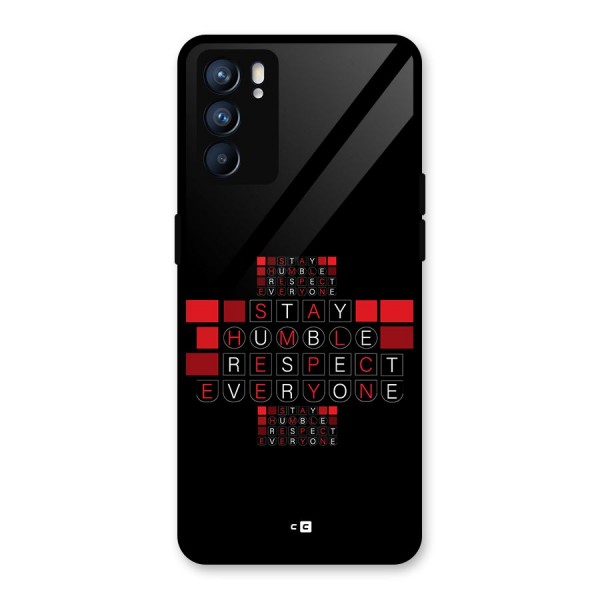 Humble Respect Glass Back Case for Oppo Reno6 5G