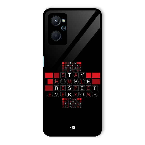 Humble Respect Glass Back Case for Realme 9i