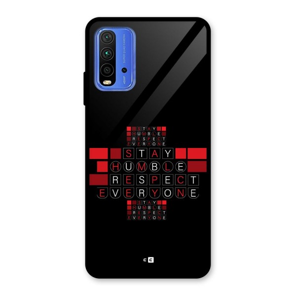 Humble Respect Glass Back Case for Redmi 9 Power