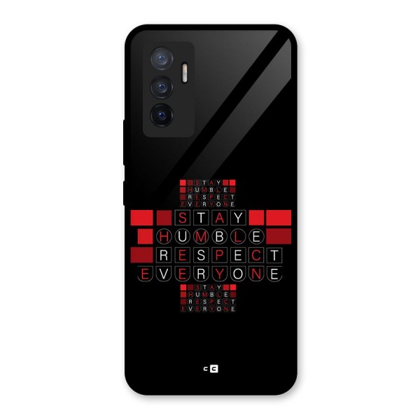 Humble Respect Glass Back Case for Vivo V23e