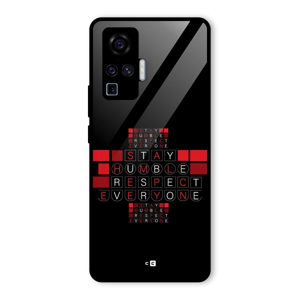 Humble Respect Glass Back Case for Vivo X50 Pro