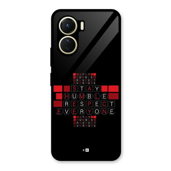 Humble Respect Glass Back Case for Vivo Y56