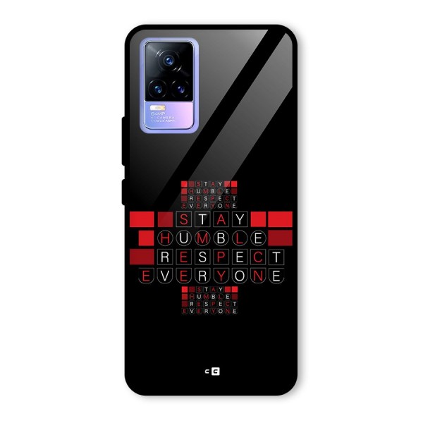 Humble Respect Glass Back Case for Vivo Y73