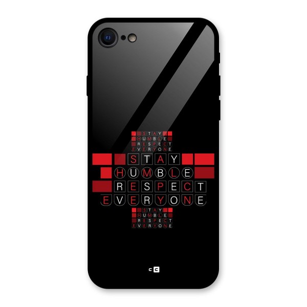 Humble Respect Glass Back Case for iPhone SE 2022