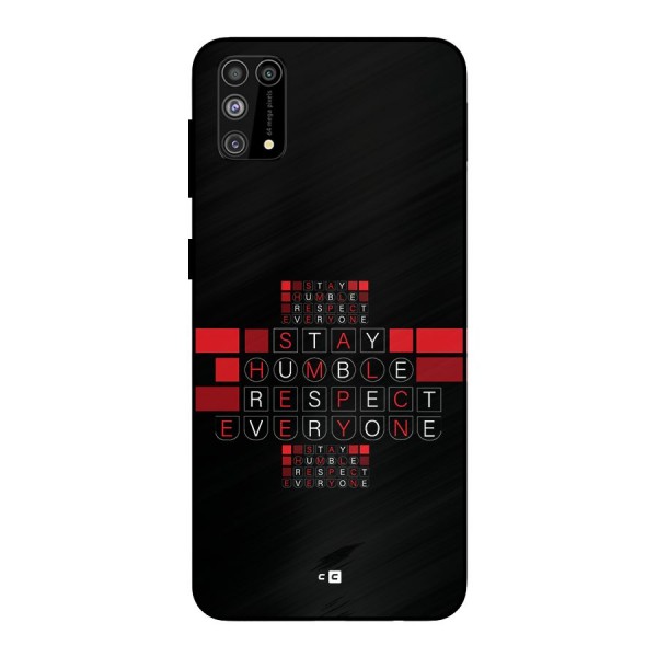 Humble Respect Metal Back Case for Galaxy F41