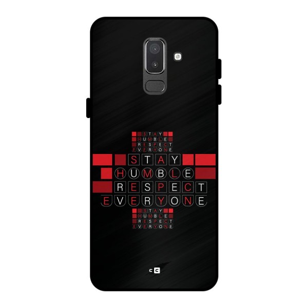Humble Respect Metal Back Case for Galaxy On8 (2018)