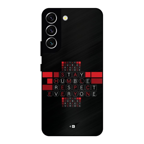 Humble Respect Metal Back Case for Galaxy S22 5G