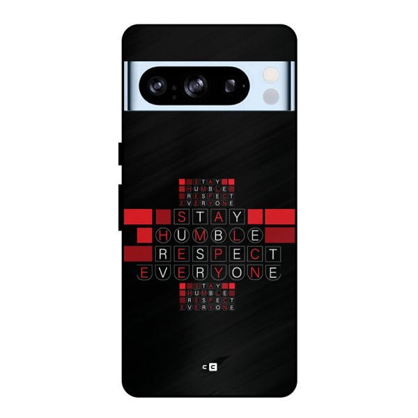 Humble Respect Metal Back Case for Google Pixel 8 Pro