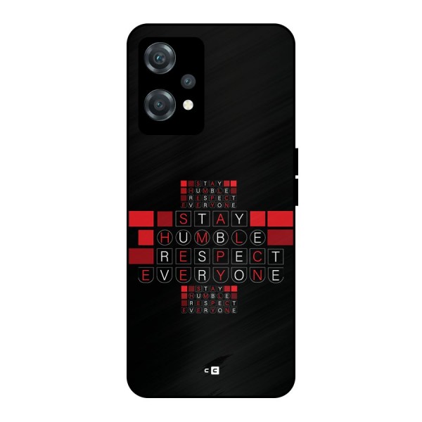 Humble Respect Metal Back Case for OnePlus Nord CE 2 Lite 5G