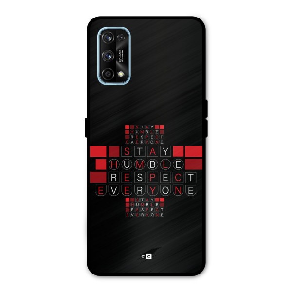 Humble Respect Metal Back Case for Realme 7 Pro