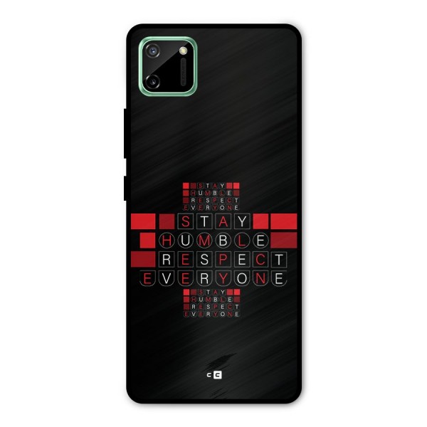 Humble Respect Metal Back Case for Realme C11