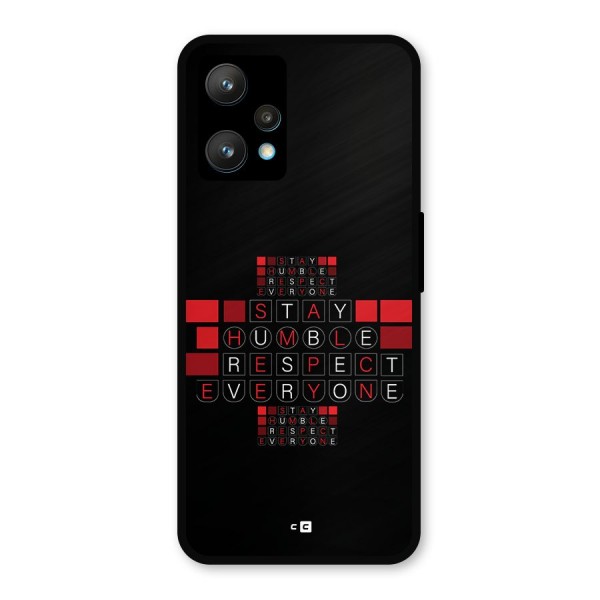 Humble Respect Metal Back Case for Realme Narzo 50 Pro