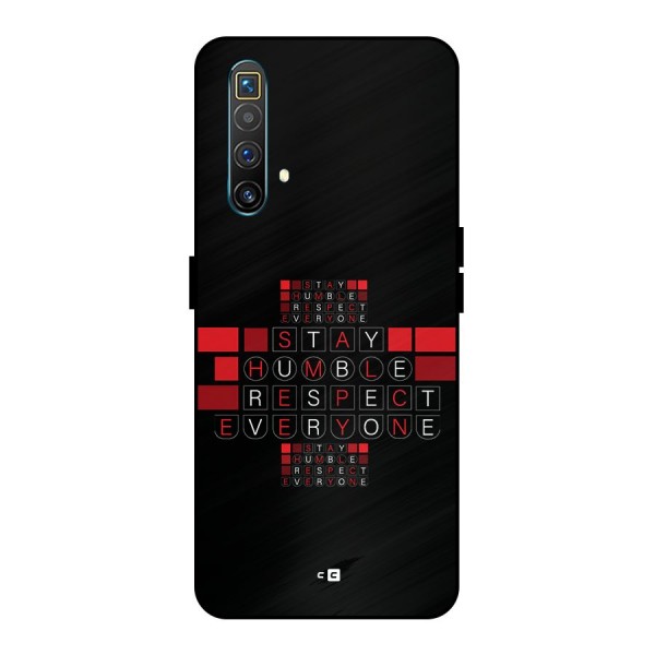 Humble Respect Metal Back Case for Realme X3