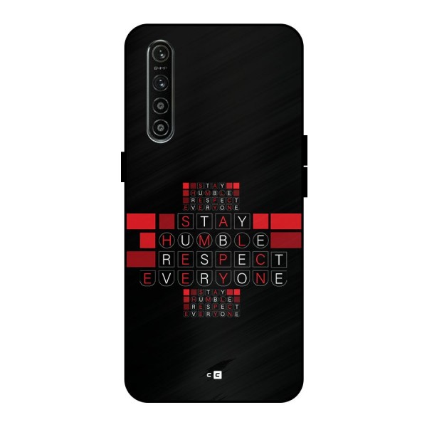 Humble Respect Metal Back Case for Realme XT