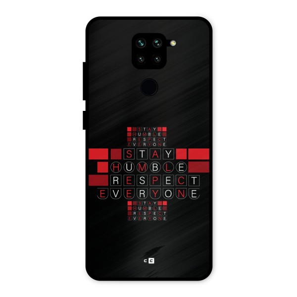 Humble Respect Metal Back Case for Redmi Note 9
