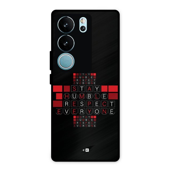 Humble Respect Metal Back Case for Vivo V29