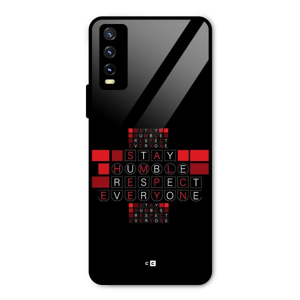 Humble Respect Metal Back Case for Vivo Y20i