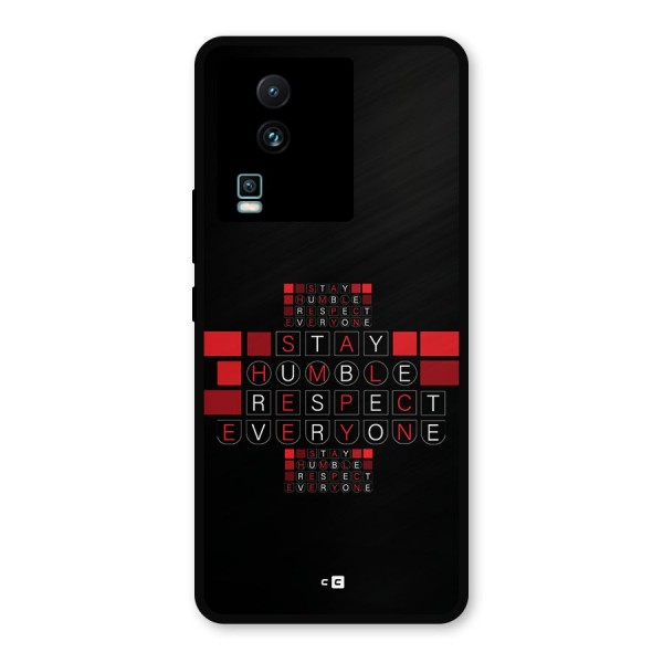 Humble Respect Metal Back Case for iQOO Neo 7