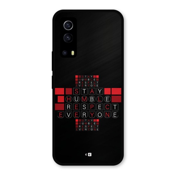 Humble Respect Metal Back Case for iQOO Z3