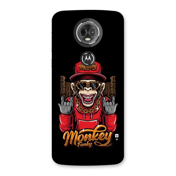 Hunky Funky Monkey Back Case for Moto E5 Plus