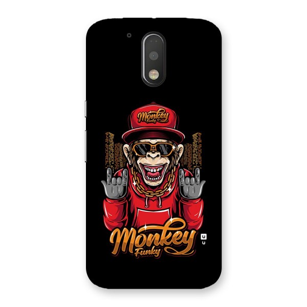 Hunky Funky Monkey Back Case for Moto G4 Plus