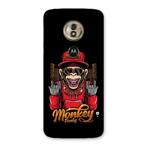 Hunky Funky Monkey Back Case for Moto G6 Play
