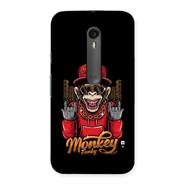 Hunky Funky Monkey Back Case for Moto G Turbo