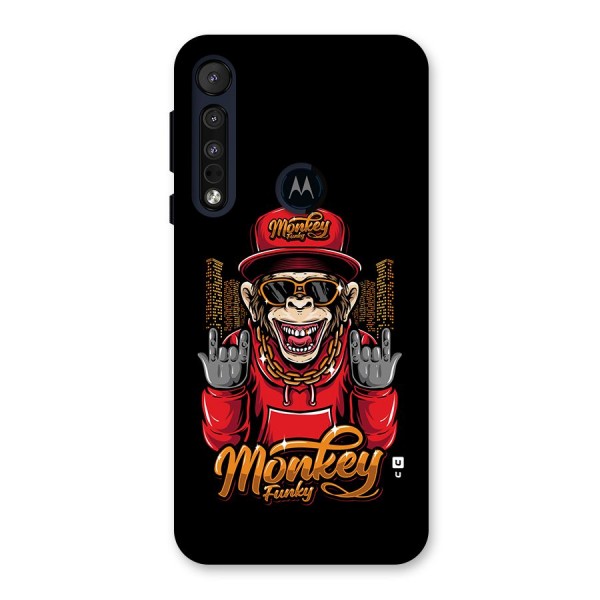 Hunky Funky Monkey Back Case for Motorola One Macro