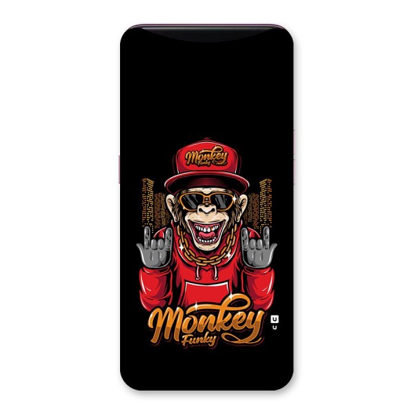Hunky Funky Monkey Back Case for Oppo Find X