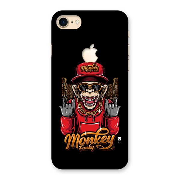 Hunky Funky Monkey Back Case for iPhone 7 Apple Cut