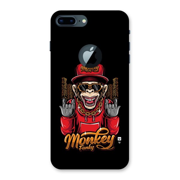 Hunky Funky Monkey Back Case for iPhone 7 Plus Logo Cut