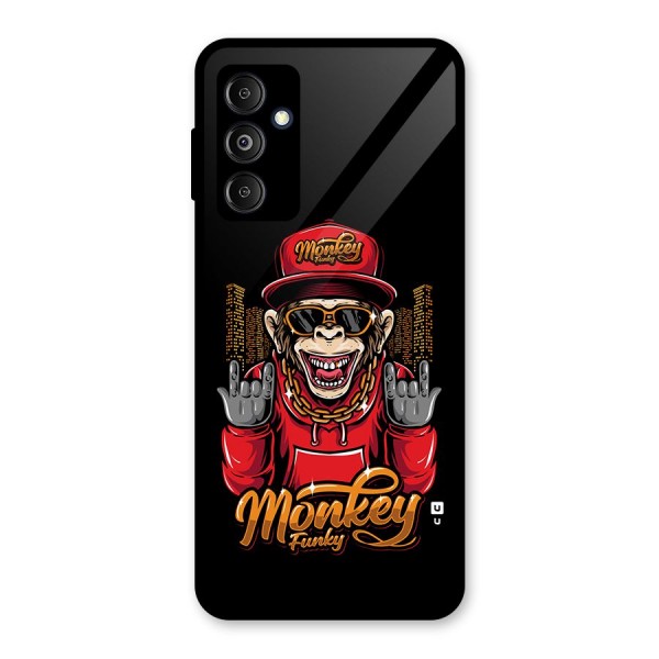 Hunky Funky Monkey Glass Back Case for Galaxy M14 5G