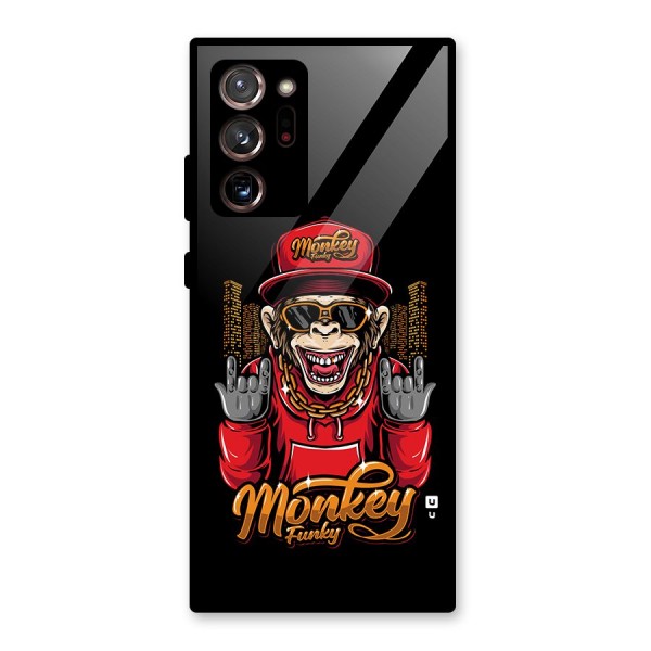 Hunky Funky Monkey Glass Back Case for Galaxy Note 20 Ultra