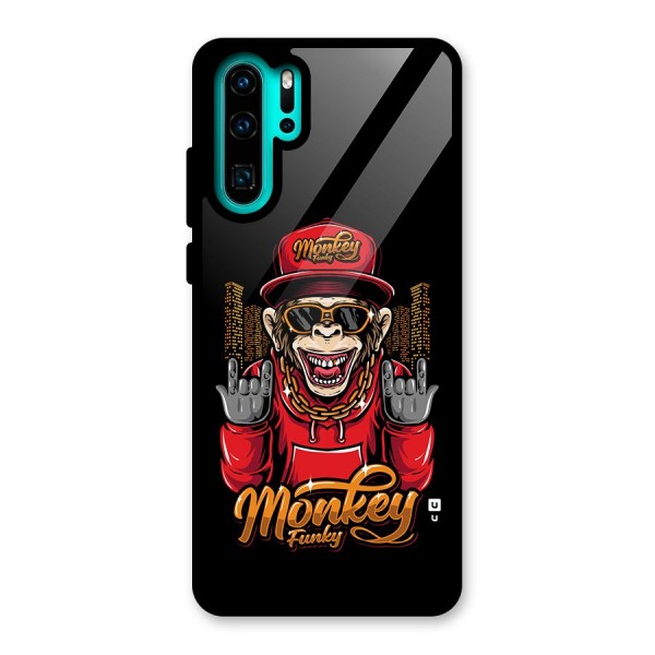 Hunky Funky Monkey Glass Back Case for Huawei P30 Pro