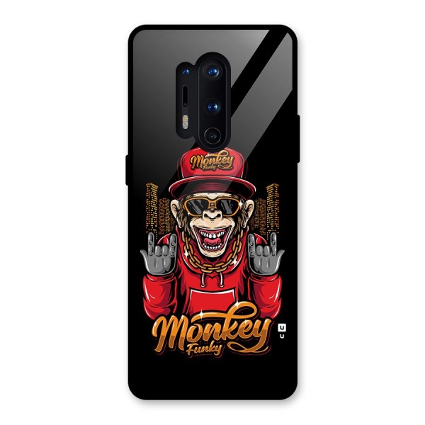 Hunky Funky Monkey Glass Back Case for OnePlus 8 Pro