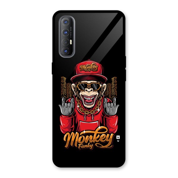 Hunky Funky Monkey Glass Back Case for Oppo Reno3 Pro