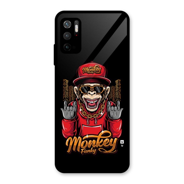 Hunky Funky Monkey Glass Back Case for Poco M3 Pro 5G