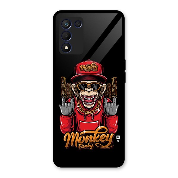 Hunky Funky Monkey Glass Back Case for Realme 9 5G Speed