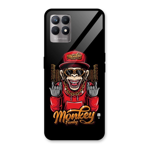 Hunky Funky Monkey Glass Back Case for Realme Narzo 50