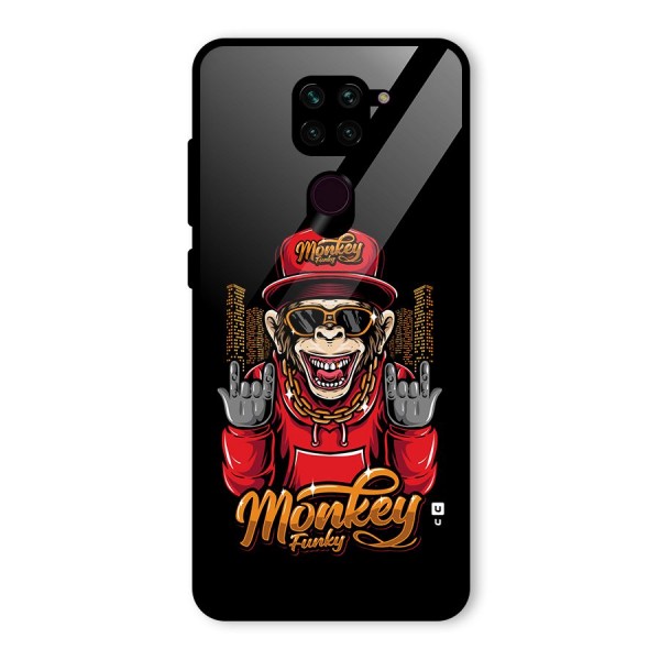 Hunky Funky Monkey Glass Back Case for Redmi Note 9