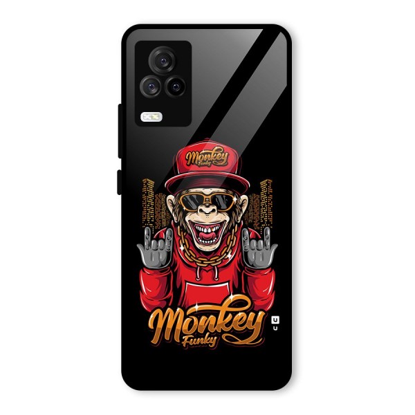 Hunky Funky Monkey Glass Back Case for Vivo iQOO 7 Legend 5G