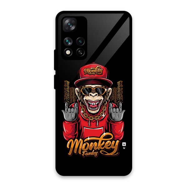 Hunky Funky Monkey Glass Back Case for Xiaomi 11i 5G